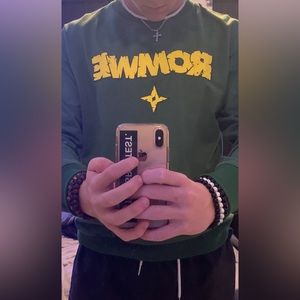ROMWE Green Longe Sleeve Shirt